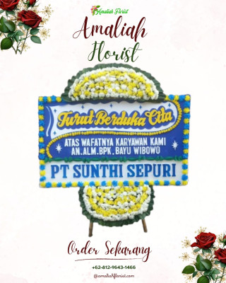 Papan Bunga Duka di Klungkung
