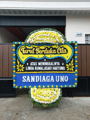 Papan Bunga Duka di Klungkung